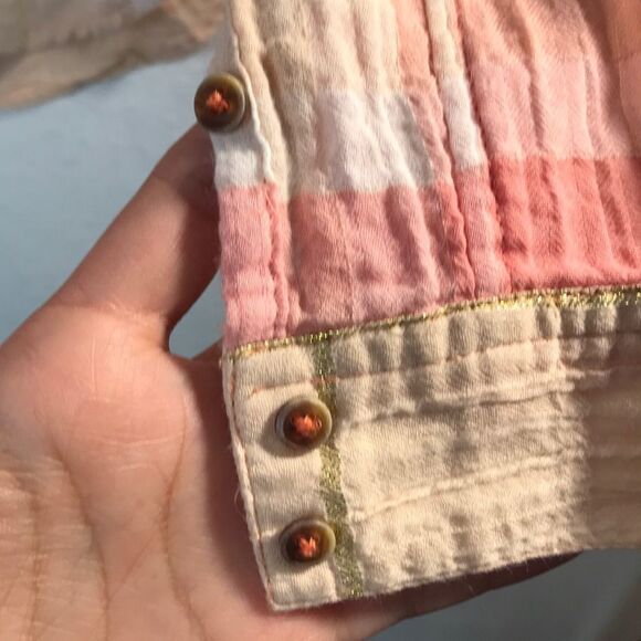 ‎Anthropologie plaid lightweight button up - Picture 4 of 6